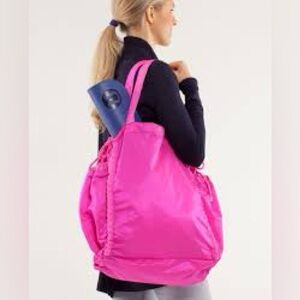 Lululemon yoga Vibrant Pink Women's Tote Bag